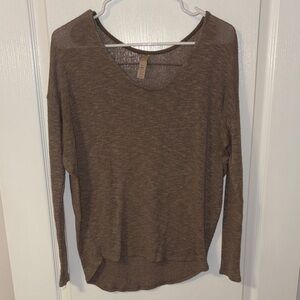 Jolie Heathered Brown Women's Top